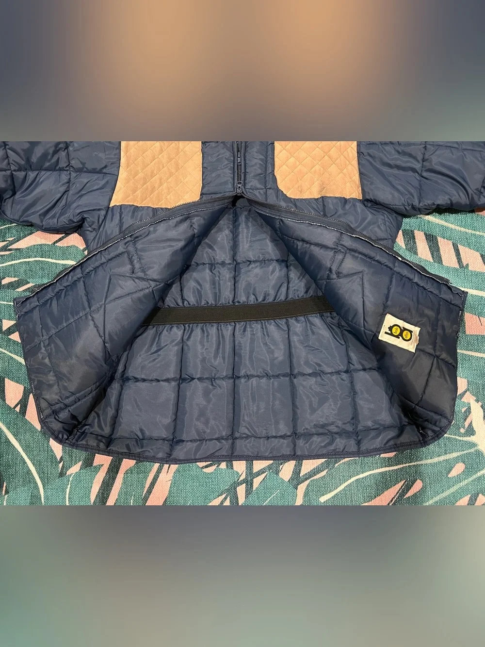Vintage Bob Allen Gun Club Quilted Dual Zip Puffer Coat Jacket